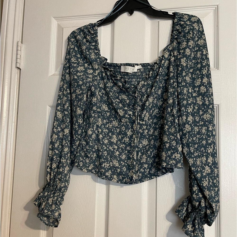 Navy blue blouse
